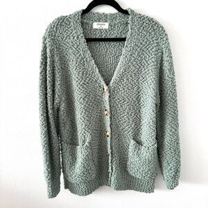 Zenana Outfitters Women's Mint Green Cardigan Sweater Medium